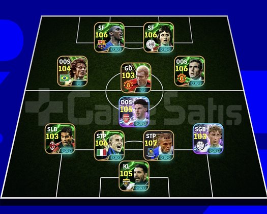 KG 3240 BOMBACI RAFA+ETO+CRUYF+ZİCO+DESAİLY