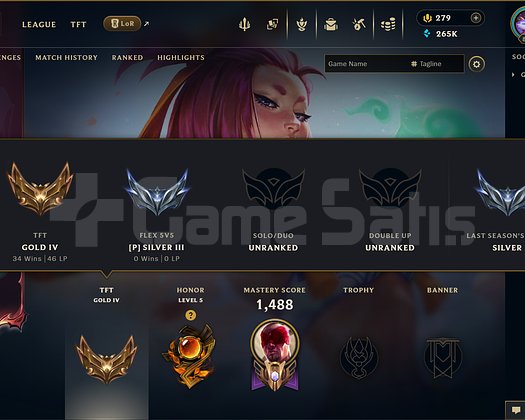 922 KOSTÜM 865 LVL 265K ÖZ EFSANE DOLU MAİL HESAP