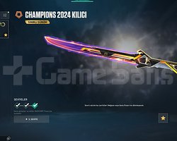 Valorant Hesap - 3 Bıçak + Champions 2024 Knife