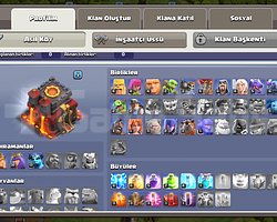 CLASH OF CLANS SATILIK HESAP