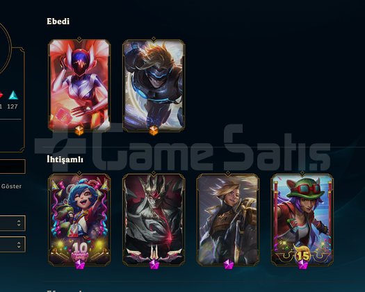 LOL HESAP DOLU