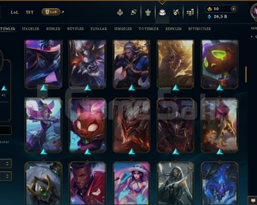231 LEVEL / 105 SKİN / FUL HERO +MAİL +13K SATIŞ