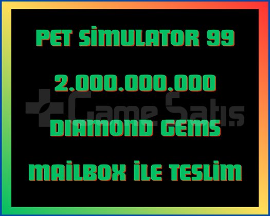Pet Simulator 99 2B Gems