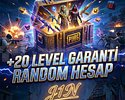 +20 LEVEL GARANTİ RANDOM PUBG MOBİL HESAP