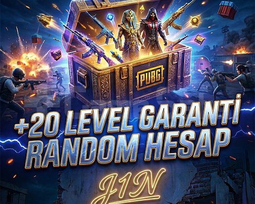 +20 LEVEL GARANTİ RANDOM PUBG MOBİL HESAP