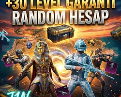 +30 LEVEL GARANTİ RANDOM PUBG MOBİL HESAP