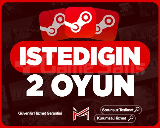 İstediğiniz 2 Oyun + Garanti