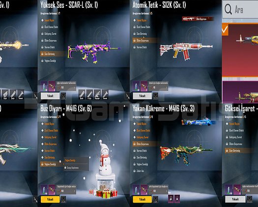 2 X-SUİT + Buz 6 + SPOR ARAÇ + A. WALKER SET + S4