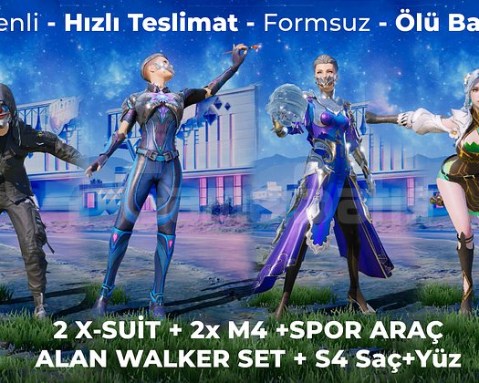 2 X-SUİT + Buz 6 + SPOR ARAÇ + A. WALKER SET + S4