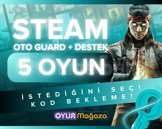 İSTEDİĞİNİZ 5 OYUN + OTO GUARD + GARANTİ
