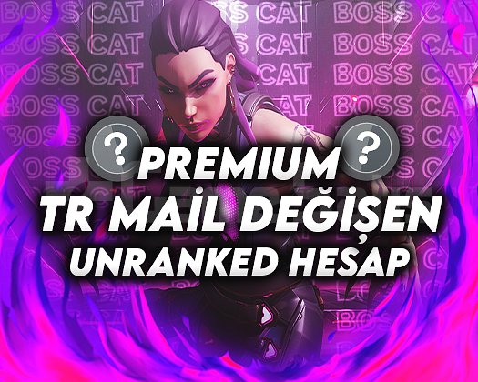 İLK SAHİBİNDEN - UNRANKED - MAİL DEĞİŞEN - 5 MAÇ !