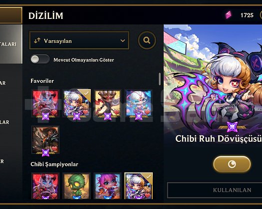 TFT 5 CHİBİDİ 15 MADOLYONLUK HESAP !!!