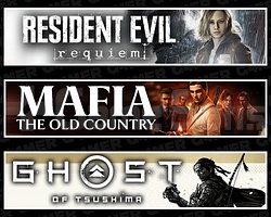 Resident Evil Requiem + Mafia + Ghost Of Tsushima