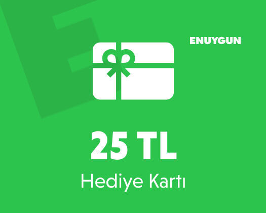 Enuygun 25 TL Hediye Kartı