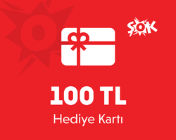 Şok 100 TL Hediye Kartı