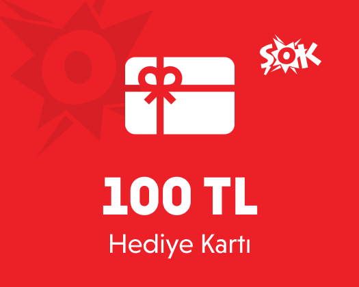 Şok 100 TL Hediye Kartı