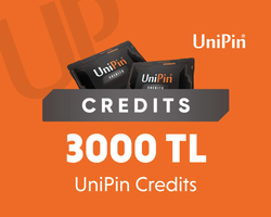 3000 TL UniPin Credits
