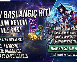 EUW GÜVENLİ BAŞLANGIÇ KİTİ 1 LEVEL | PRİME KAPSÜL