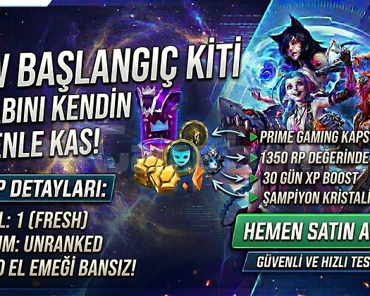 EUW GÜVENLİ BAŞLANGIÇ KİTİ 1 LEVEL | PRİME KAPSÜL