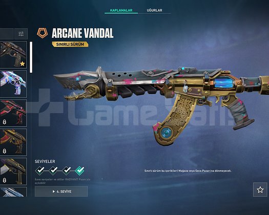 ARCANE VANDAL & CHAMPİONS 2024 SET / NADİR SKİNLİ!