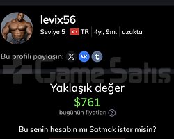 760 dolar değerindeki Steam hesabı