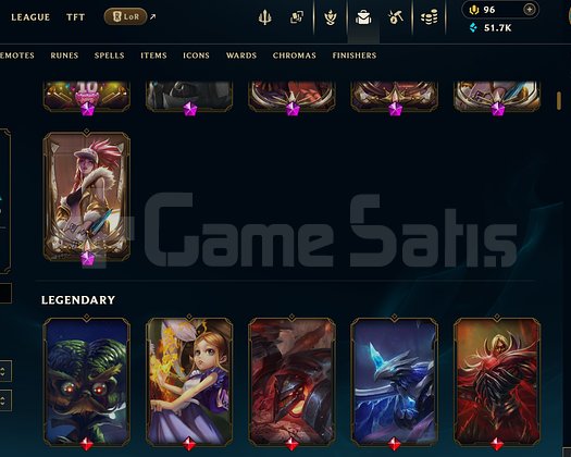 EUW 396 Skin 6 MYTHIC Full Champ Fresh Hesap