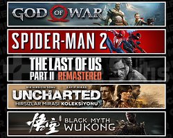 GOW + Spider 2 + TLOU2 + Uncharted + Wukong
