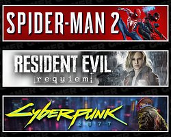 Spider-Man 2 + Resident Evil Requiem + Cyberpunk