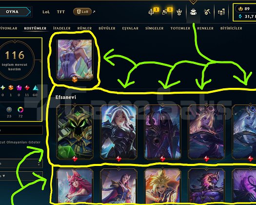427 LVL + 116 KOSTÜM + 172 HERO + PLATİN 3 + MAİL!