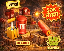 EN UCUZ 200 tnt veya dinamit