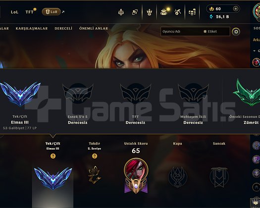 DİAMOND 3 77 LP KATARINA MAIN TR