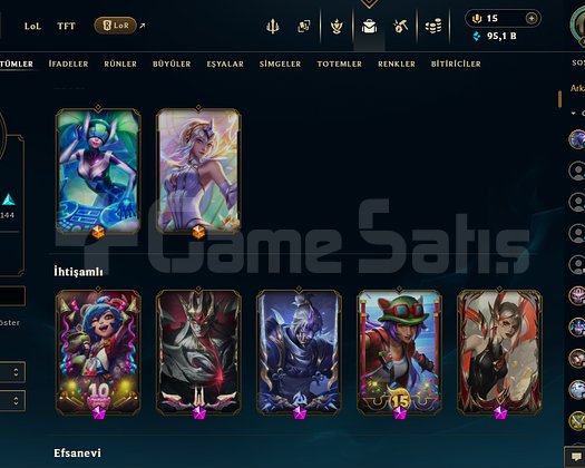 LOL + VALORANT HESAP TR PLAT 4