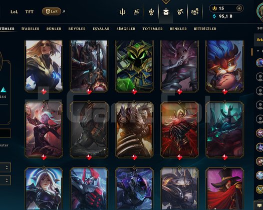 LOL + VALORANT HESAP TR PLAT 4