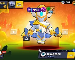 brawl stars hesabı 17 k kupa 61 karakter 3 yıllık
