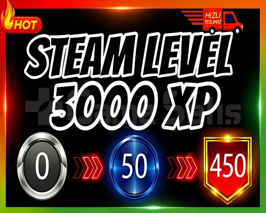 Steam Level Boost 30 Set 3000 XP
