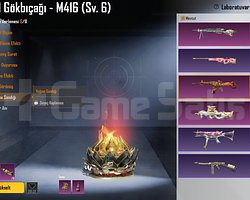 KIZIL GÖKBIÇAĞI M4 6 SEVİYE P90 4 SEVİYE SİLAH HSB