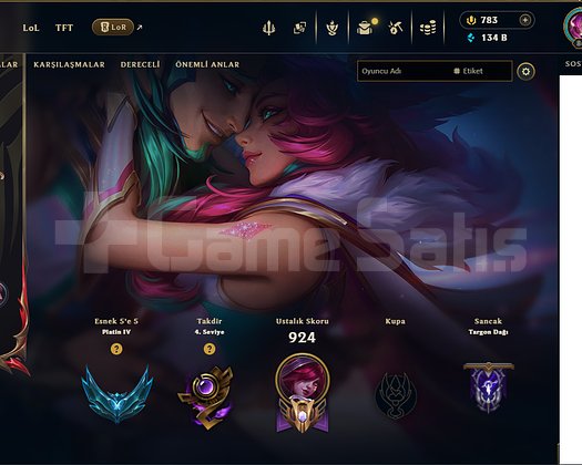 800+ seviye satılık hesap Adc Sup maindir