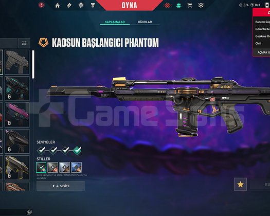 MAİLLİ TR ULU PENÇE VANDAL KAOS PHANTOM UNRNAKED