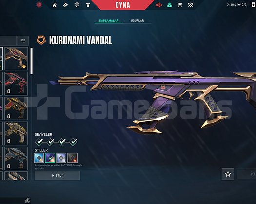 MAİLLİ TR ULU PENÇE VANDAL KAOS PHANTOM UNRNAKED