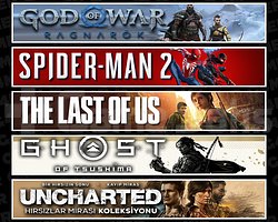 Ragnarök + Spider 2 + TLOU1 + Tsushima + Uncharted