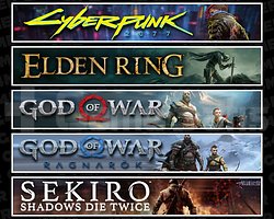 Cyberpunk + Elden + GOW + Ragnarök + Sekiro