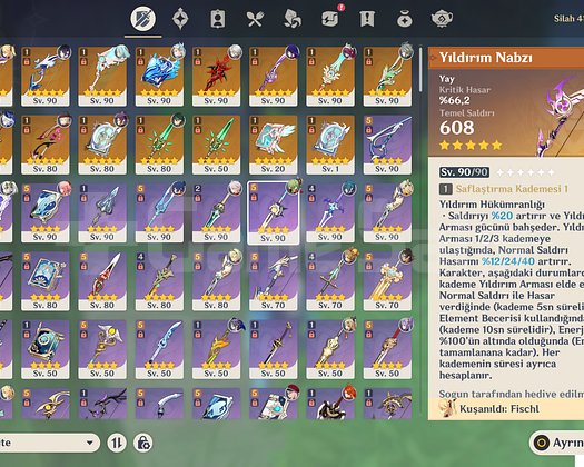 22 5X karakter 16 5x Silah