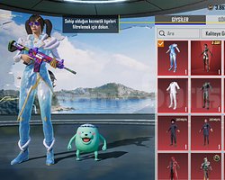 Maskaralı xsuitli hesap Pubg mobile