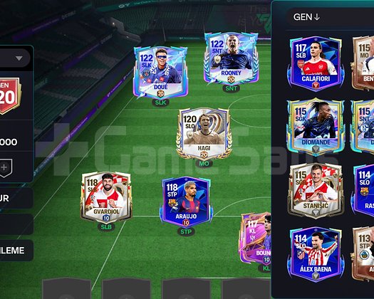120 GEN 117 ROONEY DOUE FC MOBİL
