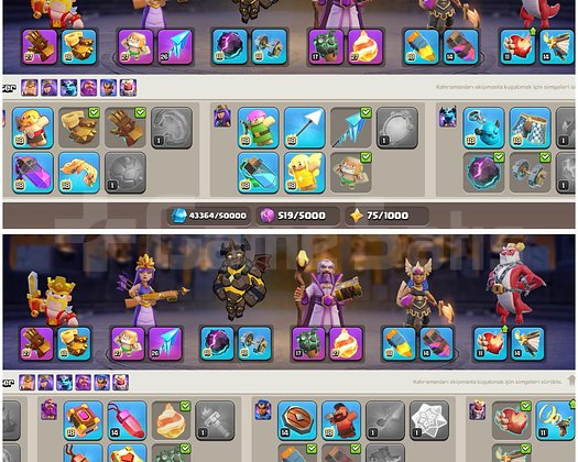 TH18COC |  247 LEVEL | HEROLAR HARİÇ MAX KÖY