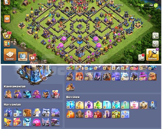 TH18COC |  247 LEVEL | HEROLAR HARİÇ MAX KÖY
