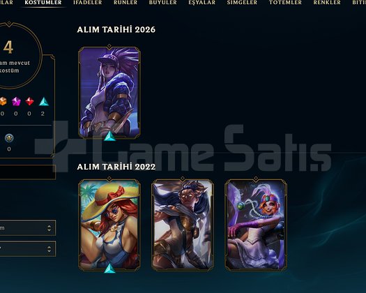 EUW Unranked | 4 Kostüm - 30 Hero | LoL