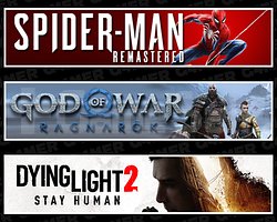 SpiderMan RE + Ragnarök + Dying Light 2