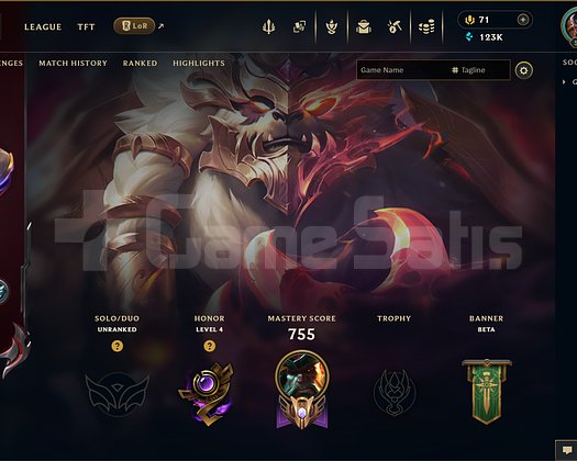 TR | 262 SKİN | UNRANKED