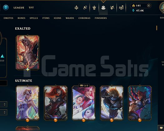 650 KOSTÜM 863 LVL 47K ÖZ EFSANE DOLU MAİL HESAP